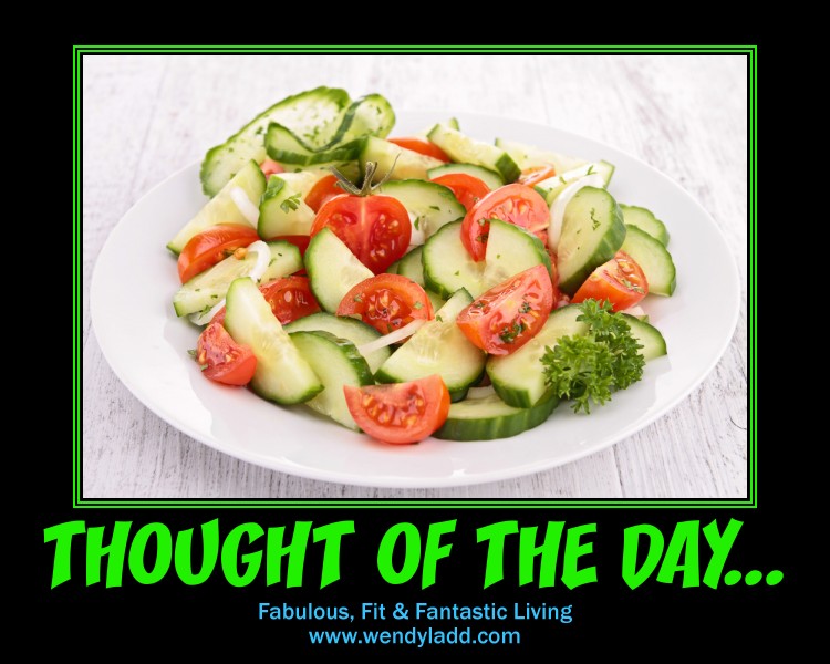 Tomatoes & Cucumber for Breakfast